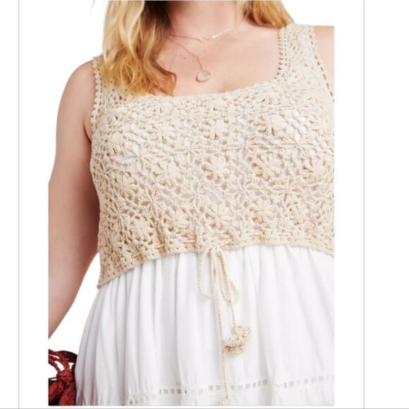 Anthropologie Brittney Crochet-Top Dress - Picture 3 of 9